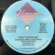 POPULA DEMAND / DON'T CLOCK ME