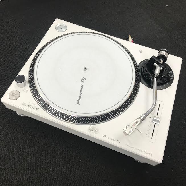 PLX-500　–　(カートリッジ付)　DJ　TICRO　MARKET　PIONEER　ホワイト