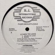 PARIS BRIGHTLEDGE / Learn To Love