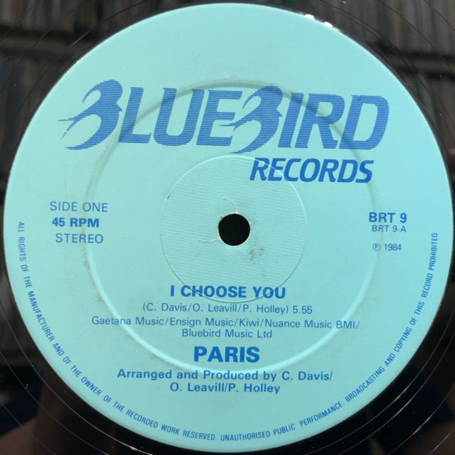 PARIS / I Choose You / Punkin' Funkin'