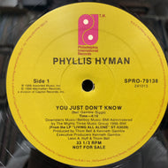 PHYLLIS HYMAN / You Just Don't Know / Slow Dancin' 