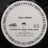 PAUL SIMON / 50 WAYS TO LEAVE YOUR LOVER