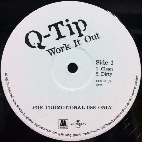 Q-TIP / WORK IT OUT – TICRO MARKET