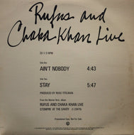 RUFUS AND CHAKA KHAN / Ain't Nobody / Stay