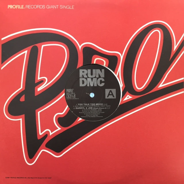 RUN-D.M.C. 見本盤レコード まとめて2枚 RUN D.M.C. / YOU TALK