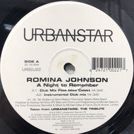 ROMINA JOHNSON / A NIGHT TO REMEMBER