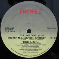 RUN D.M.C. / IT'S TRICKY / SUCKER M.C.s