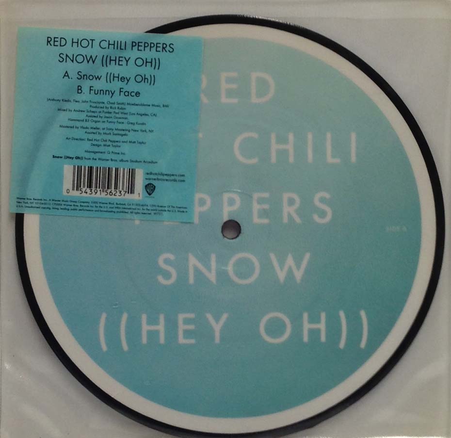 red hot chili peppers / snow 7インチピクチャー盤 - 洋楽