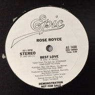 ROSE ROYCE / Best Love / Dance With Me (Promo) 