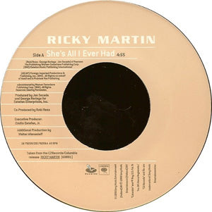 RICKY MARTIN / SHE'S ALL I EVER HAD – TICRO MARKET