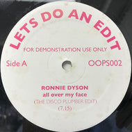 RONNIE DYSON / KING ERRISSON / ALL OVER MY FACE / DISCO CONGO