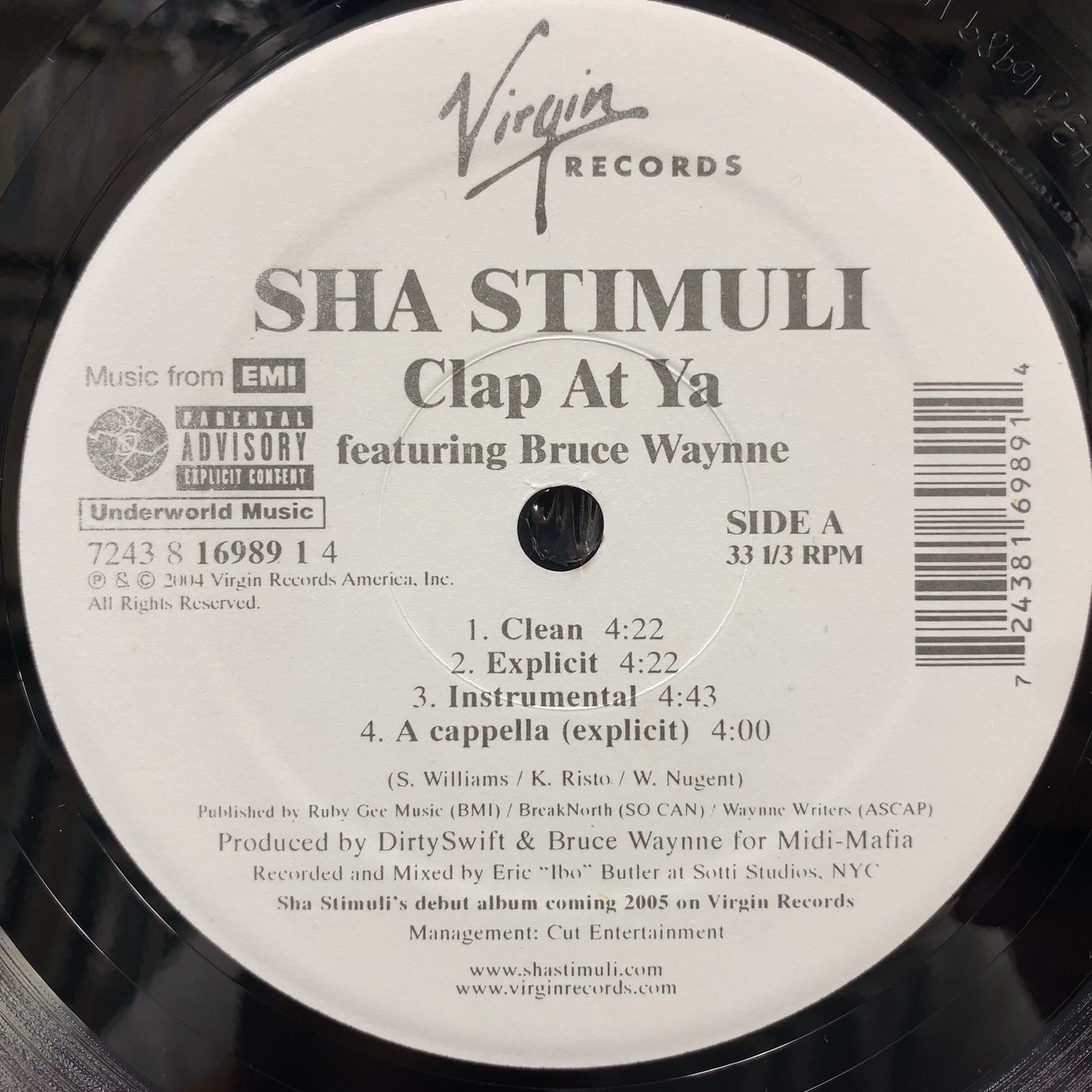 sha stimuli レコード