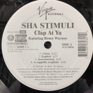 SHA STIMULI / Clap At Ya