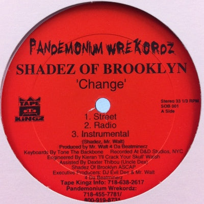 公式銀座 Shadez Of Brooklyn / Change レコード ヒップホップ - レコード