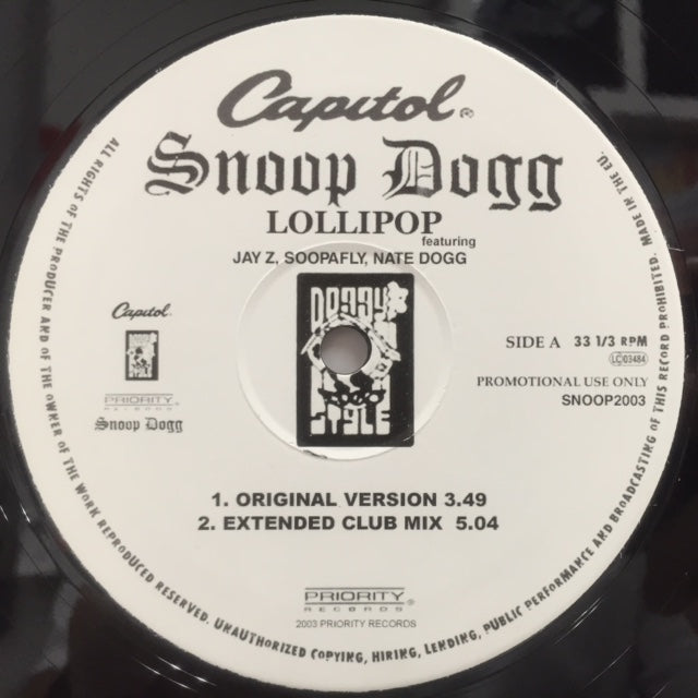 SNOOP DOGG / LOLLIPOP