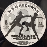 SINCLAIR / I WANT YOU BACK