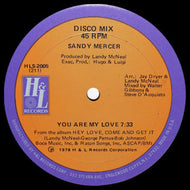 SANDY MERCER / PLAY WITH ME
