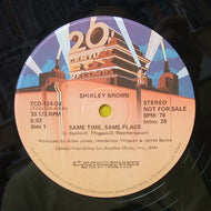 SHIRLEY BROWN / SAME TIME, SAME PLACE