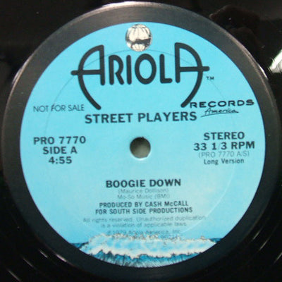 STREET PLAYERS / BOOGIE DOWN