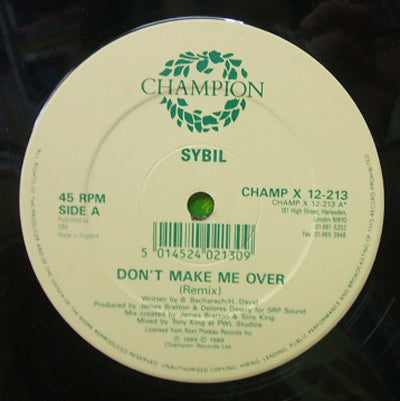 SYBIL / DON'T MAKE ME OVER (REMIX)
