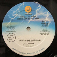SYLVESTER / I (WHO HAVE NOTHING)