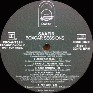 洋楽 Saafir Boxcar Sessions US org 2LP SAAFIR / BOXCAR SESSIONS – TICRO MARKET