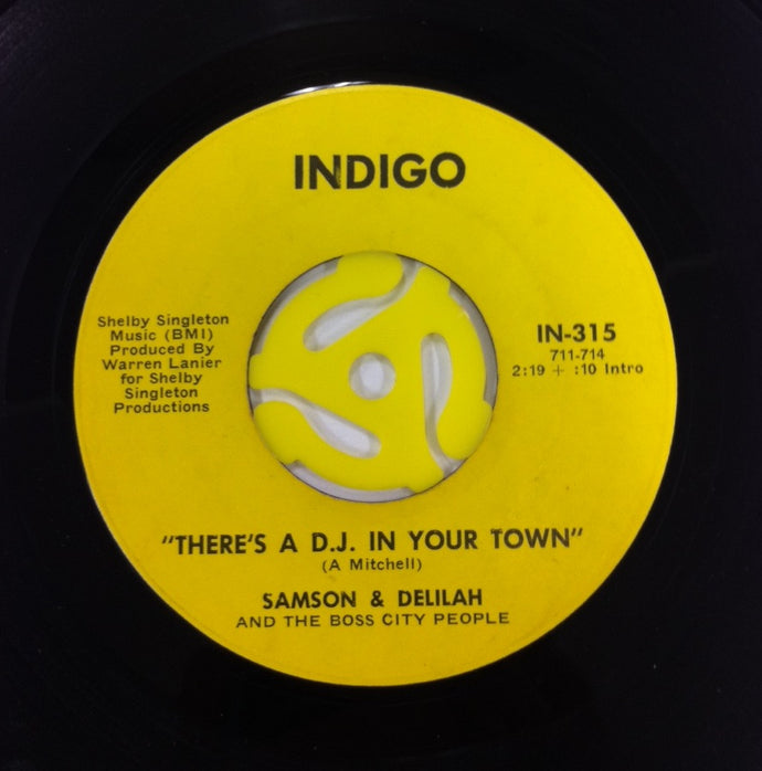 SAMSON & DELILAH / THERE'S A D.J. IN YOUR TOWN