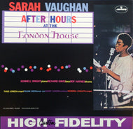 SARAH VAUGHAN / AFTER HOURS AT THE LONDON HOUSE