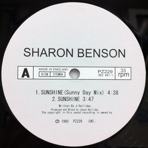 SHARON BENSON / SUNSHINE – TICRO MARKET