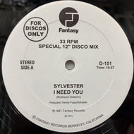 SYLVESTER / I NEED YOU / OVER AND OVER