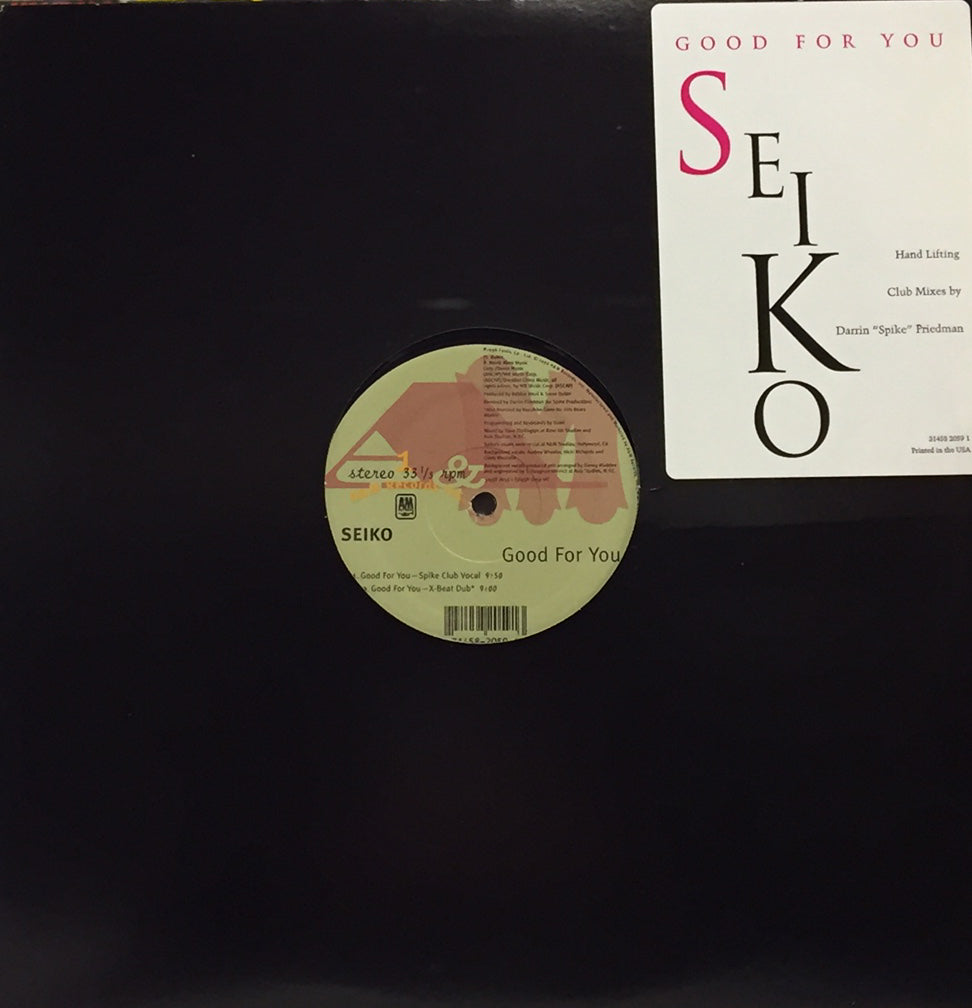 激レア！SEIKO松田聖子「GOOD FOR YOU」非売品海外プロモアナログ！