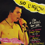 SID VICIOUS / LIVE AT CBGB'S NEW YORK