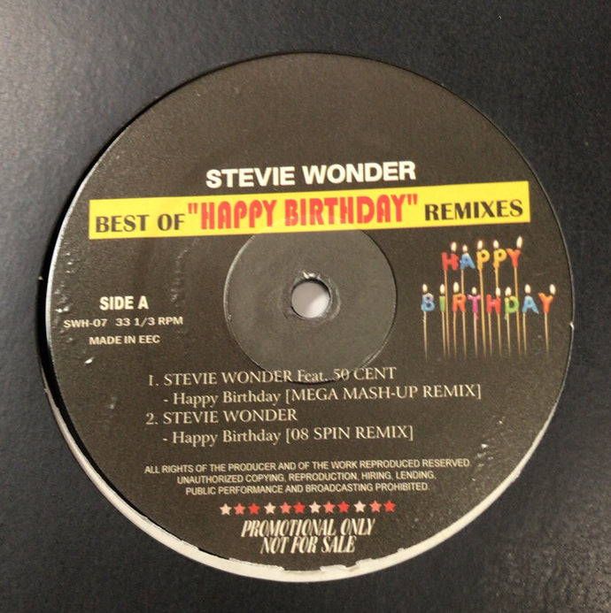 STEVIE WONDER / HAPPY BIRTHDAY
