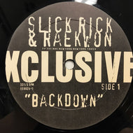 SLICK RICK & RAEKWON / BACKDOWN