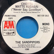 SANDPIPERS / CHOTTO MATTE KUDASAI (