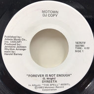 SYREETA / FOREVER IS NOT ENOUGH