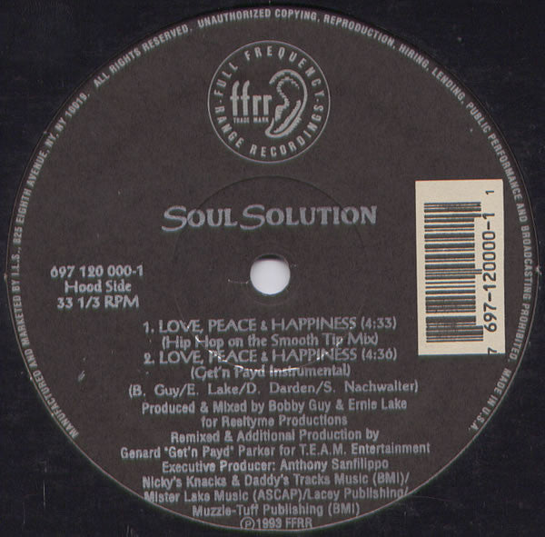 SOUL SOLUTION / LOVE PEACE & HAPPINESS – TICRO MARKET