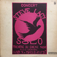 STEVE LACY / SOLO - THEATRE DU CHENE NOIR