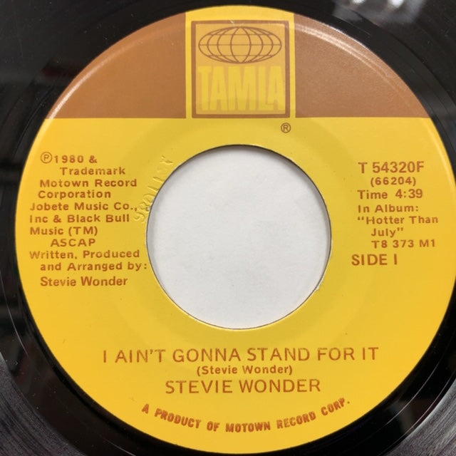 STEVIE WONDER / I Ain't Gonna Stand For It 