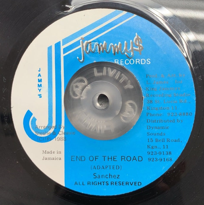 レゲエカヴァー END OF THE ROAD SANCHEZ レコード - 洋楽