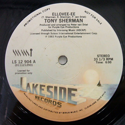 TONY SHERMAN / ELLOVEE-EE