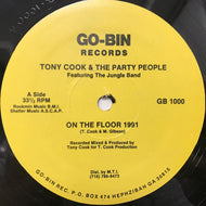 TONY COOK & THE PARTY PEOPLE / ON THE FLOOR 1991 / LIVE TRACKS