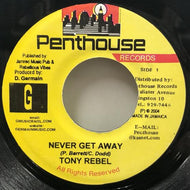 TONY REBEL / NEVER GET ME DOWN