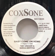 TONY GREGORY & MARCIA GRIFFITHS / Baby Come On Home