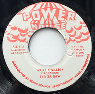 TENOR SAW / Roll Called