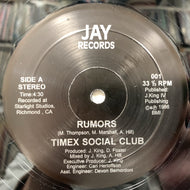 TIMEX SOCIAL CLUB / Rumors (Repress)