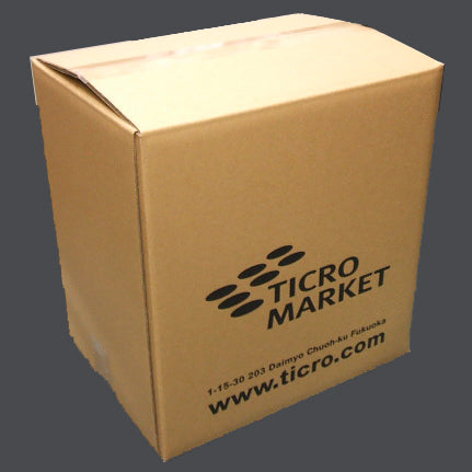 TICRO BOX レコード用 ダンボール / LP 12インチ用 収納 引越に (BROWN