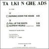 TALKING HEADS / BURNING DOWN THE HOUSE