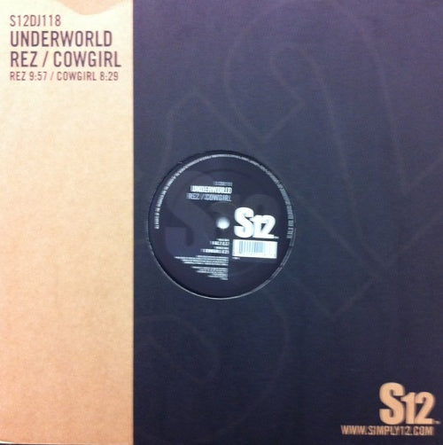 Underworld Cowgirl / Rez ホワイトレコード Underworld / Cowgirl Rez (TVT 8718-0) 白盤 Limited Edition