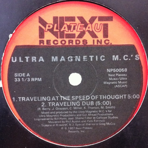 ULTRAMAGNETIC MC'S / TRAVELLING AT THE SPEED OF THOUGHT
